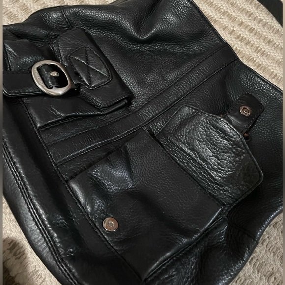 Michael Kors Black Leather Bag / Purse classic vintage in excellent condition - Picture 9 of 9